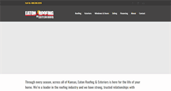 Desktop Screenshot of eatonroofing.com